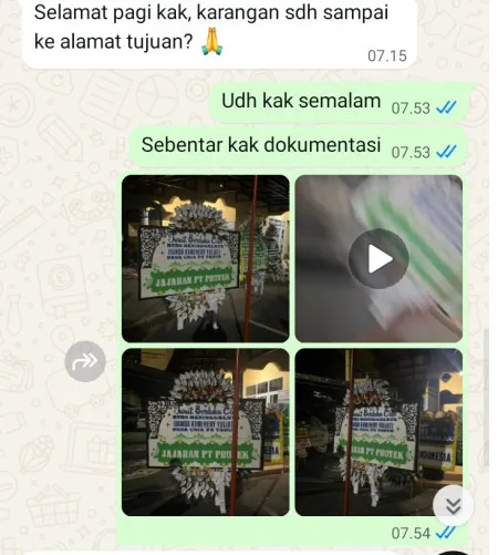 Pengiriman Papan Bunga Selamat Muncul