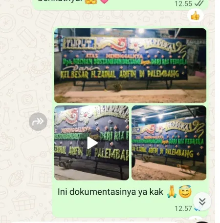 Pengiriman Papan Bunga Duka Muncul