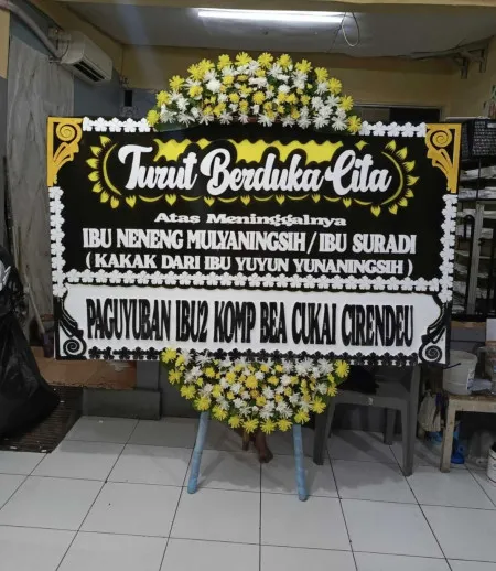 Papan Bunga Duka Muncul